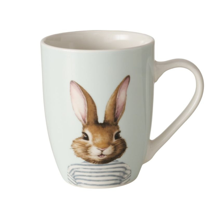 Becher Jonas Hase hellblau 330 ml Oster Becher Keramik